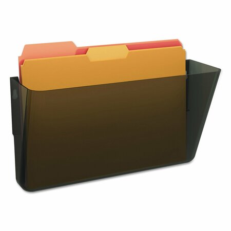 DEFLECTO Wall File, Stackable, 7x13x4", Smoke 73202